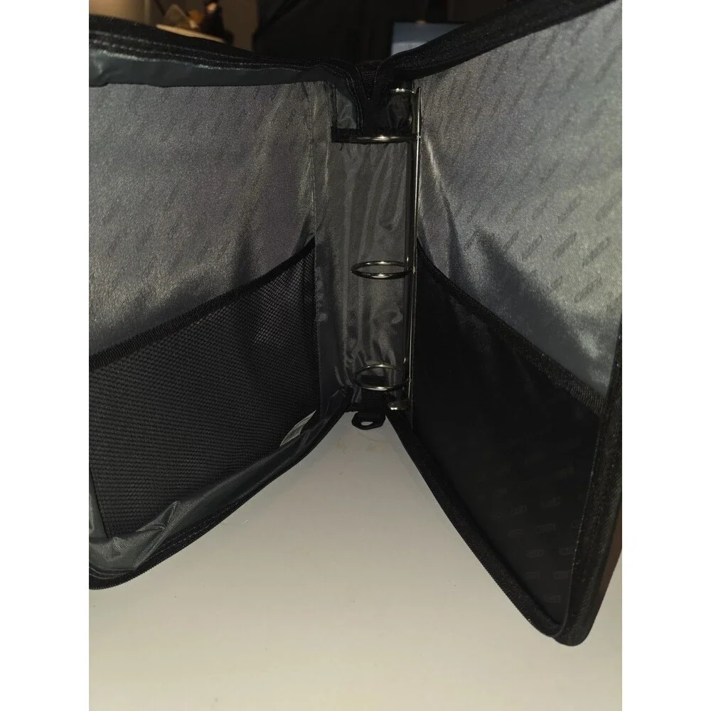 Case•it LT-007 Blue Binder With Zippered Pockets Great For School. No Strap
